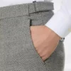 Pantaloni cu model Birdseye