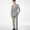 Pantaloni cu model Birdseye
