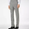 Pantaloni cu model Birdseye