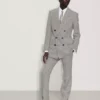 Pantaloni cu model Birdseye