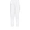 Pantaloni de casual cu pliuri și dungi în zig-zag