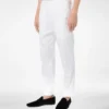 Pantaloni de casual cu pliuri și dungi în zig-zag
