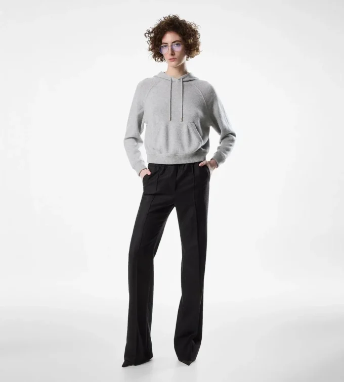 Pantaloni de jogging din cașmir croiți pe măsură Pantaloni de jogging din cașmir croiți pe măsură