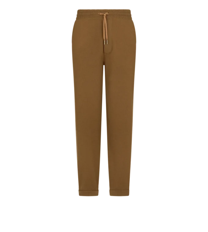 Pantaloni de jogging din cașmir merino