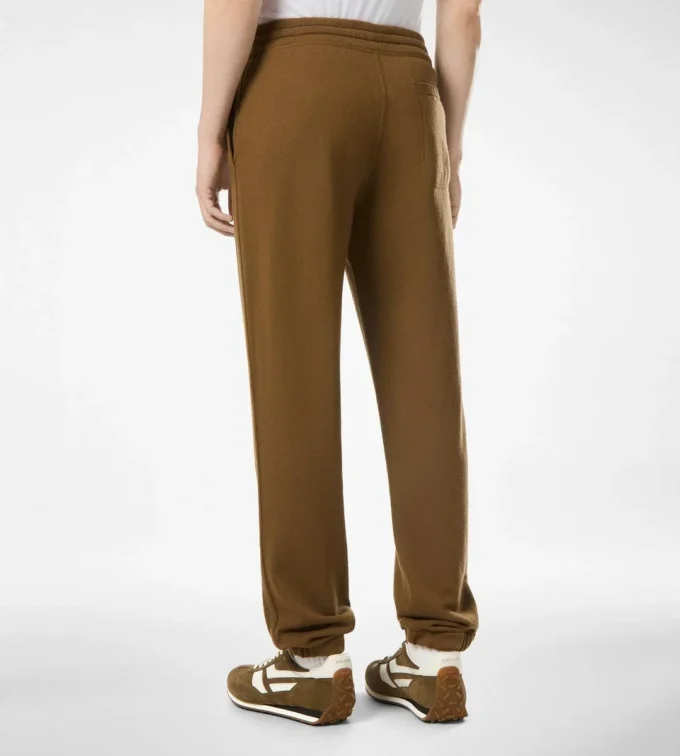 Pantaloni de jogging din cașmir merino