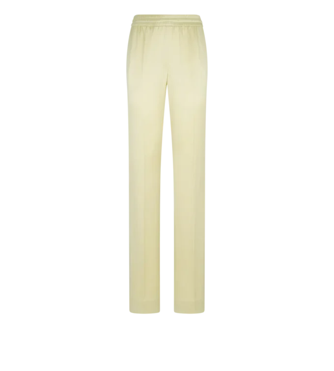 Pantaloni de jogging din satin dublu de mătase Pantaloni de jogging din satin dublu de mătase
