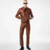 Pantaloni de motociclist din piele de bivol Pantaloni de motociclist din piele de bivol