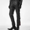 Pantaloni de motociclist din piele granulată Pantaloni de motociclist din piele granulată