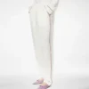 Pantaloni de pijama din mătase twill cu bordură Pantaloni de pijama din mătase twill cu bordură