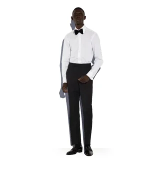 Pantaloni de seară negri din mohair O’Connor