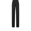 Pantaloni de smoking cu talie înaltă din amestec de lână și mătase Pantaloni de smoking cu talie înaltă din amestec de lână și mătase