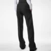 Pantaloni de smoking cu talie înaltă din amestec de lână și mătase Pantaloni de smoking cu talie înaltă din amestec de lână și mătase