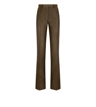 Pantaloni drepți croco jacquard