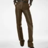 Pantaloni drepți croco jacquard