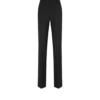 Pantaloni drepți croiți din amestec de lână și mătase Pantaloni drepți croiți din amestec de lână și mătase