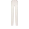 Pantaloni drepți croiți din bumbac spălat și amestec de mătase Duchesse Pantaloni drepți croiți din bumbac spălat și amestec de mătase Duchesse
