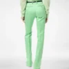 Pantaloni drepți croiți din bumbac spălat și amestec de mătase Duchesse Pantaloni drepți croiți din bumbac spălat și amestec de mătase Duchesse