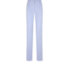 Pantaloni drepți croiți din lână ușoară cu două fețe Pantaloni drepți croiți din lână ușoară cu două fețe