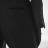 Pantaloni drepți croiți în zig-zag Pantaloni drepți croiți în zig-zag