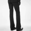 Pantaloni drepți croiți în zig-zag Pantaloni drepți croiți în zig-zag