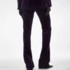 Pantaloni drepți din catifea de bumbac Pantaloni drepți din catifea de bumbac