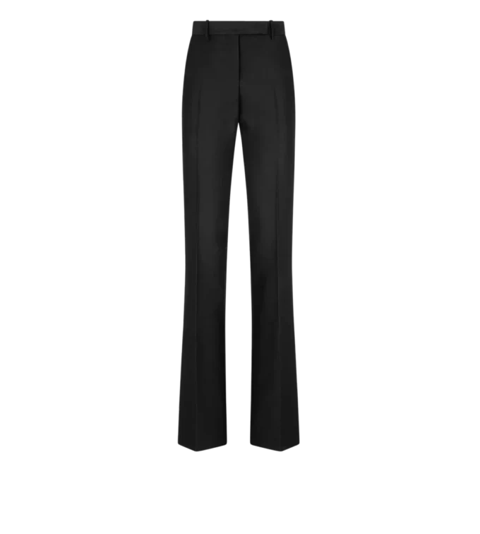 Pantaloni drepți din lână și mătase Radzmir Pantaloni drepți din lână și mătase Radzmir