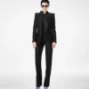 Pantaloni drepți din lână și mătase Radzmir Pantaloni drepți din lână și mătase Radzmir