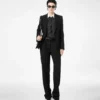 Pantaloni drepți, relaxați, cu pliuri, Sharp Grain De Poudre Pantaloni drepți, relaxați, cu pliuri, Sharp Grain De Poudre