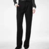 Pantaloni drepți, relaxați, cu pliuri, Sharp Grain De Poudre Pantaloni drepți, relaxați, cu pliuri, Sharp Grain De Poudre