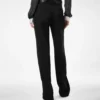 Pantaloni drepți, relaxați, cu pliuri, Sharp Grain De Poudre Pantaloni drepți, relaxați, cu pliuri, Sharp Grain De Poudre