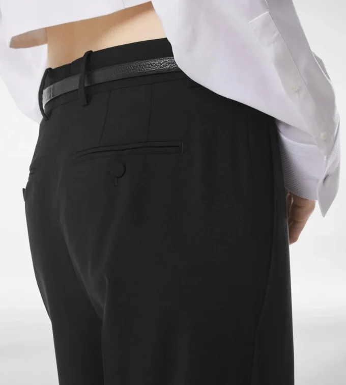 Pantaloni drepți relaxați Fresco Lana Pantaloni drepți relaxați Fresco Lana