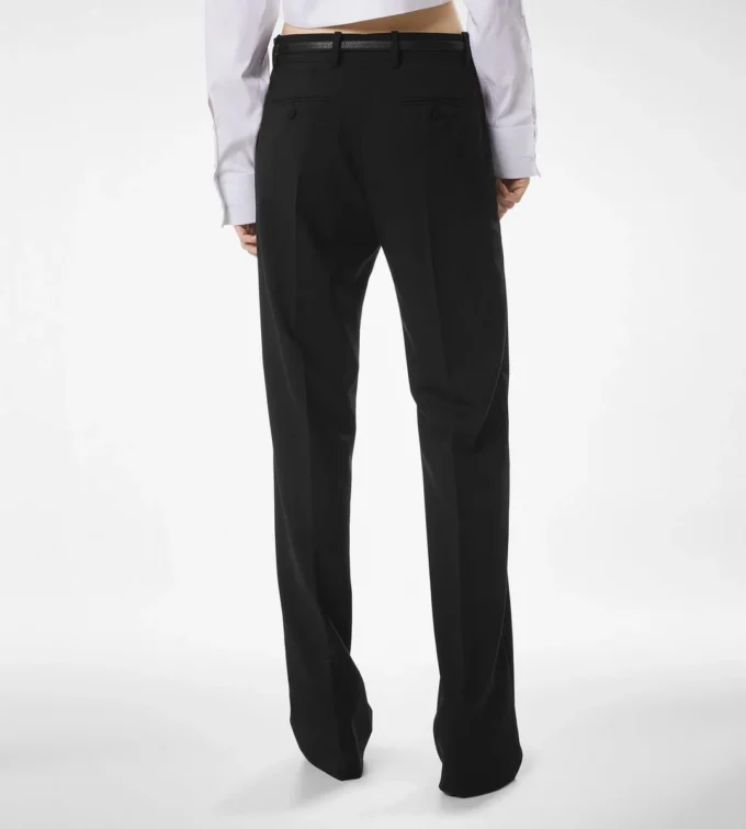 Pantaloni drepți relaxați Fresco Lana Pantaloni drepți relaxați Fresco Lana