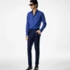 Pantaloni Dyllan din mohair și mătase Pantaloni Dyllan din mohair și mătase