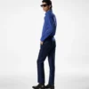Pantaloni Dyllan din mohair și mătase Pantaloni Dyllan din mohair și mătase