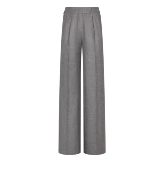 Pantaloni largi cu două pliuri, croiți pe măsură