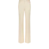 Pantaloni largi de smoking din lână și mătase Barathea lucioasă Pantaloni largi de smoking din lână și mătase Barathea lucioasă