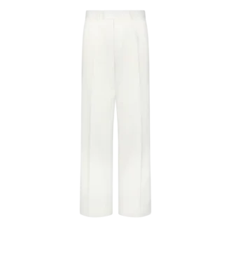 Pantaloni largi din bumbac drill