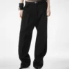 Pantaloni plisați din lână Pantaloni plisați din lână