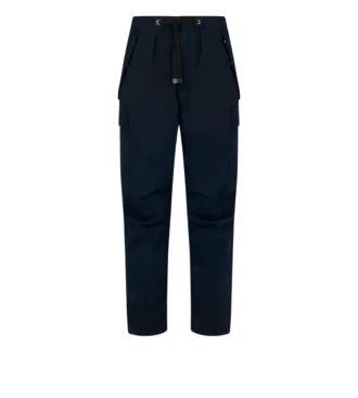 Pantaloni sport cargo din twill enzimatic