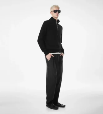 Pantaloni ușori din bumbac și mătase