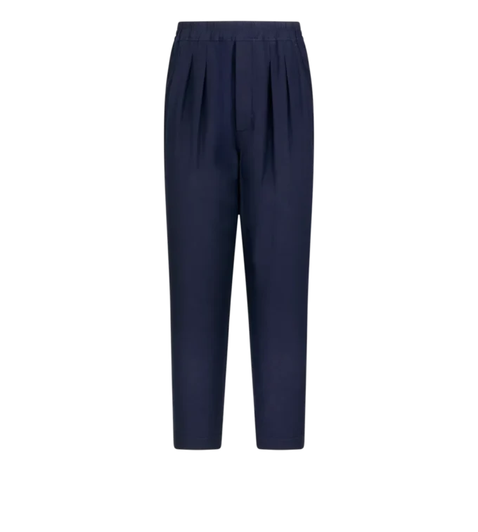 Pantaloni ușori din lyocell, cu pliuri, pentru relaxare
