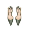 Pantofi cu baretă din piele de șopârlă cu efect de șopârlă Pantofi cu baretă din piele de șopârlă cu efect de șopârlă