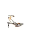 Pantofi cu baretă din piele de piton imprimată Pantofi cu baretă din piele de piton imprimată