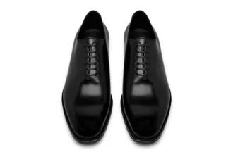 Pantofi cu șireturi din piele lustruită Claydon