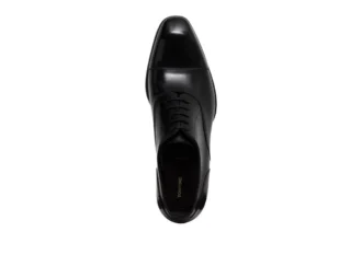 Pantofi cu șireturi din piele netedă Elkan Cap Toe