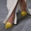Pantofi cu toc Eva D’Orsay din satin Pantofi cu toc Eva D’Orsay din satin