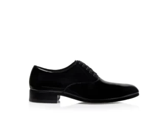 Pantofi de seară Edgar din piele lăcuită, cu șireturi