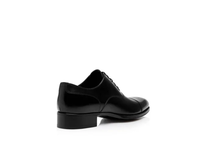 Pantofi din piele Elkan cu șireturi