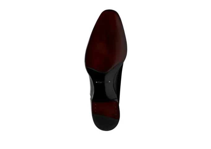 Pantofi din piele Elkan cu șireturi