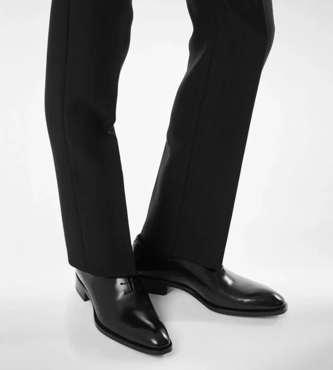 Pantofi din piele lustruită, cu șireturi Pantofi din piele lustruită, cu șireturi